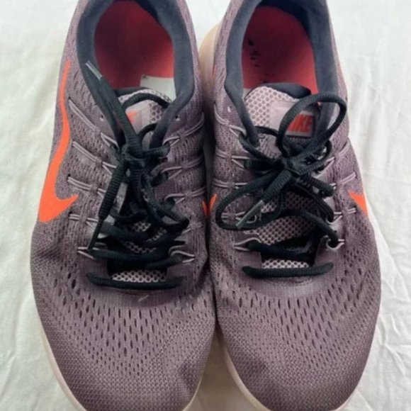 Nike Purple & Peach Lunarglide 8 Comfort Athletic Running Shoes Mens Size 11.5 - Picture 5 of 9